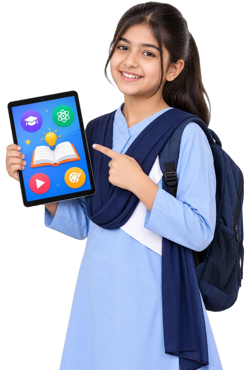 Pakistani student learning online with Syed Ecom Solution